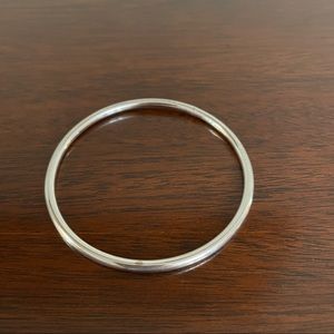 Vintage Monet silver tone bangle bracelet.